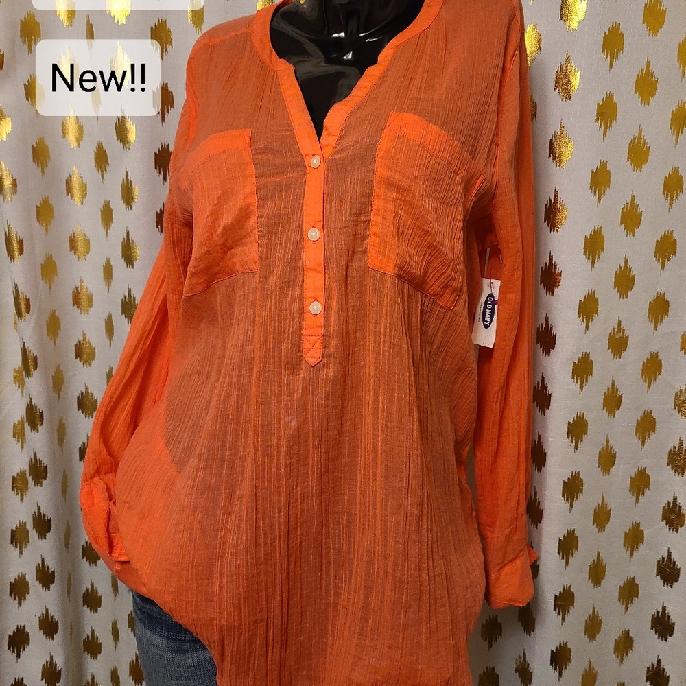Old Navy  Orange Tunic Size XL
